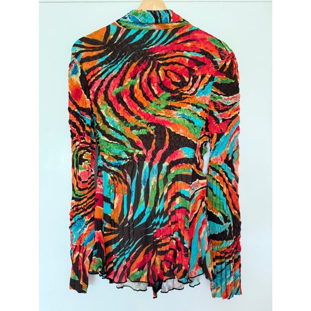 Alberto Makali Button Down Blouse M - Picture 6 of 7